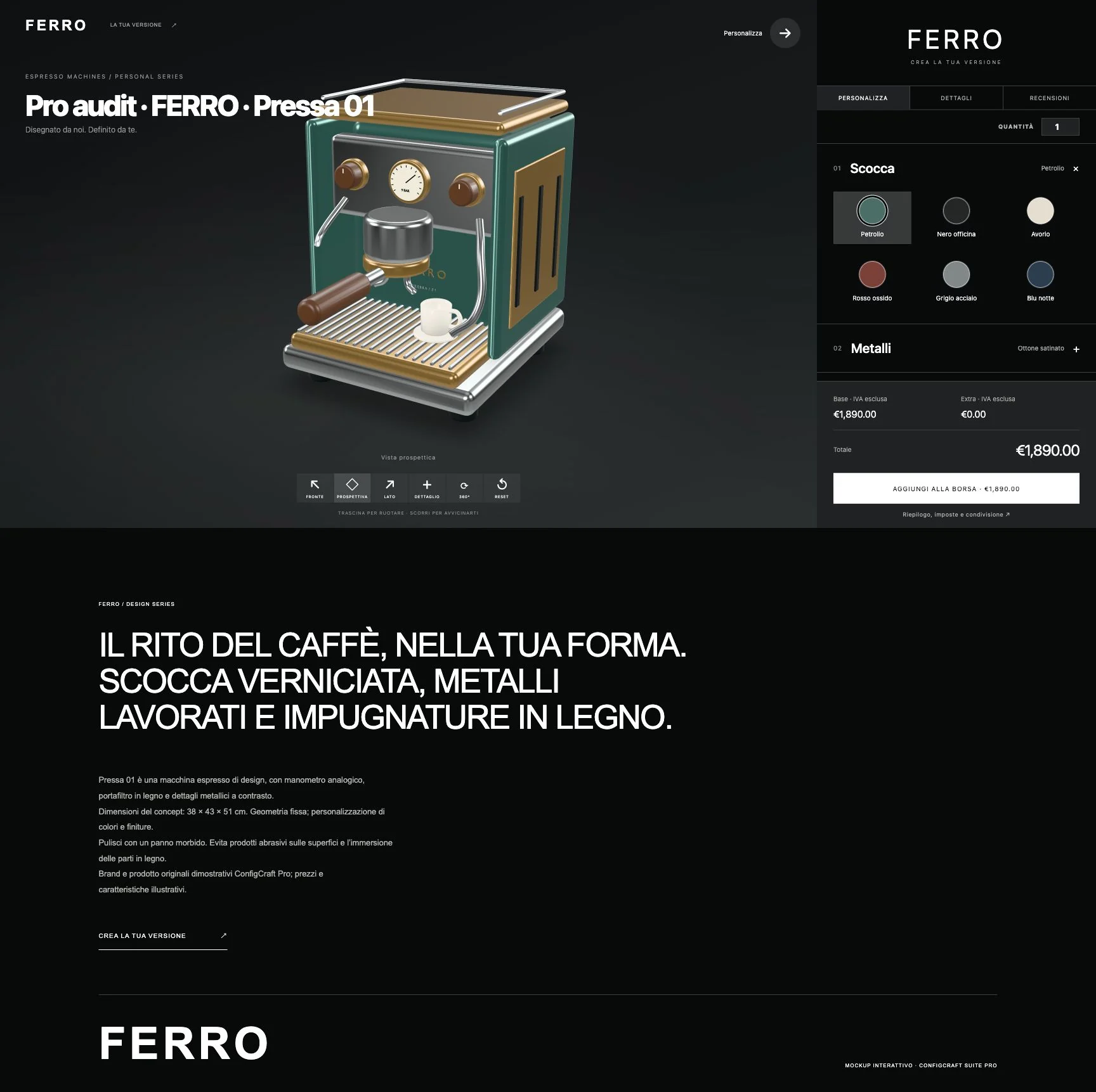 FERRO · Workshop · ConfigCraft Pro