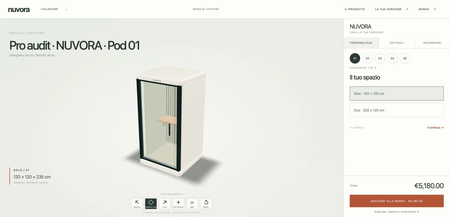 NUVORA · ConfigCraft Pro 3D