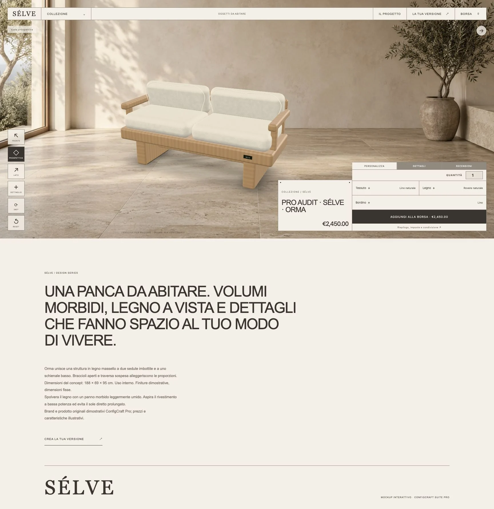 SÉLVE · Maison · ConfigCraft Pro